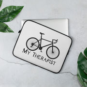 Funda para portátil Bicycle My Therapist: funda elegante y protectora para portátiles de 13 pulgadas con un diseño único.