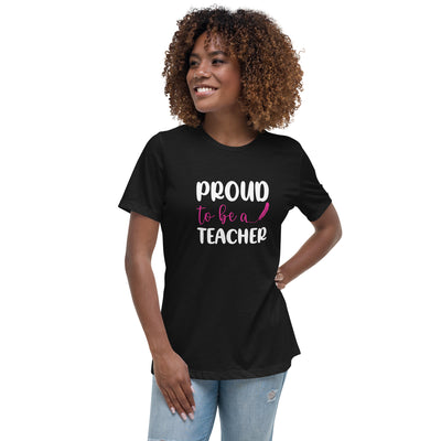 Camiseta suelta mujer Proud to be a Teacher.